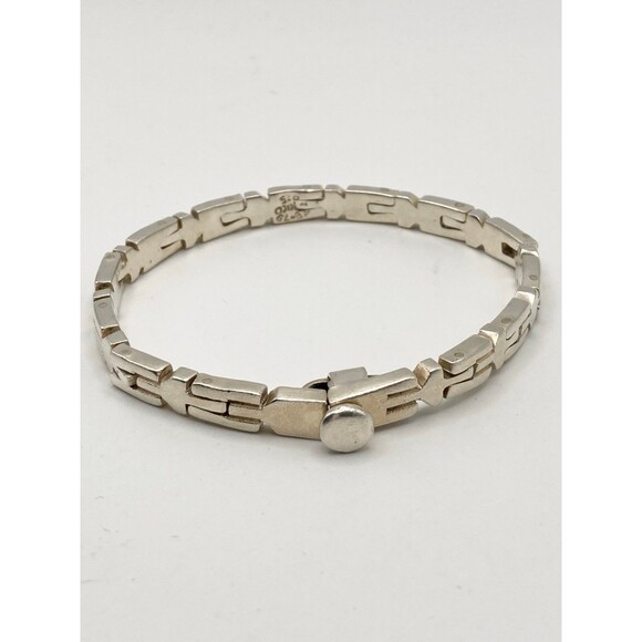 Super heavy TB-79 Mexico 925 sterling silver chain bracelet